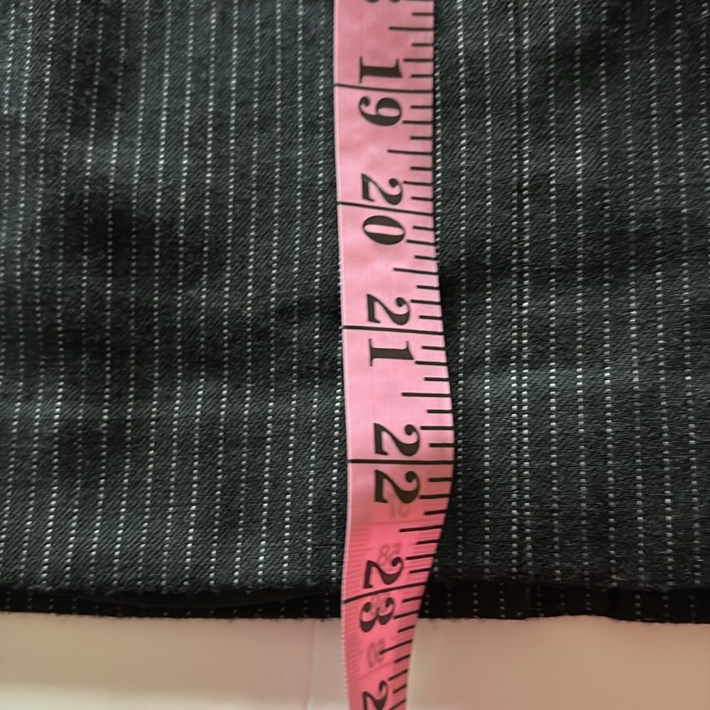 Brooks Brothers 346 Stretch Pinstripe Wool Skirt Size 12 - Picture 10 of 11